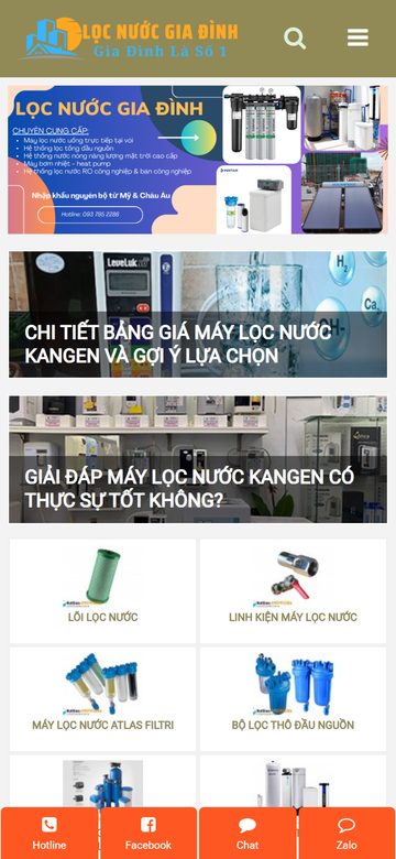 Bản điện thoại của locnuocgiadinh.com.vn